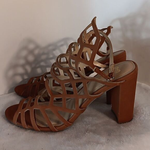 Brash Tan Strappy Sandals - Picture 8 of 8